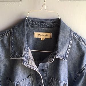 Madewell Blue Denim Button Down Shirt